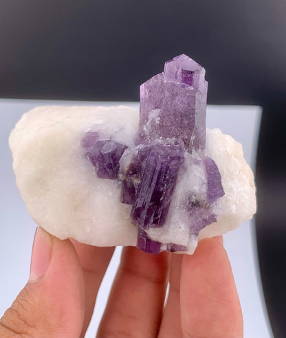Purple Scapolite Crystal On Matrix from Afghanistan - 141 Grams