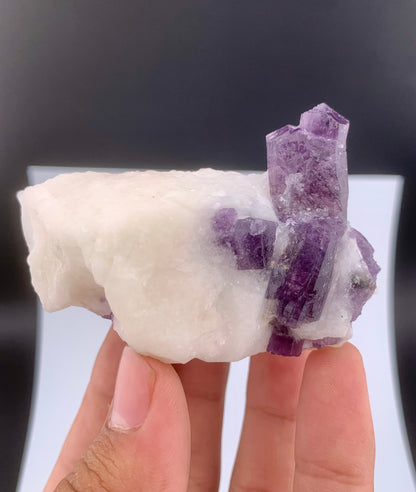 Purple Scapolite Crystal On Matrix from Afghanistan - 141 Grams