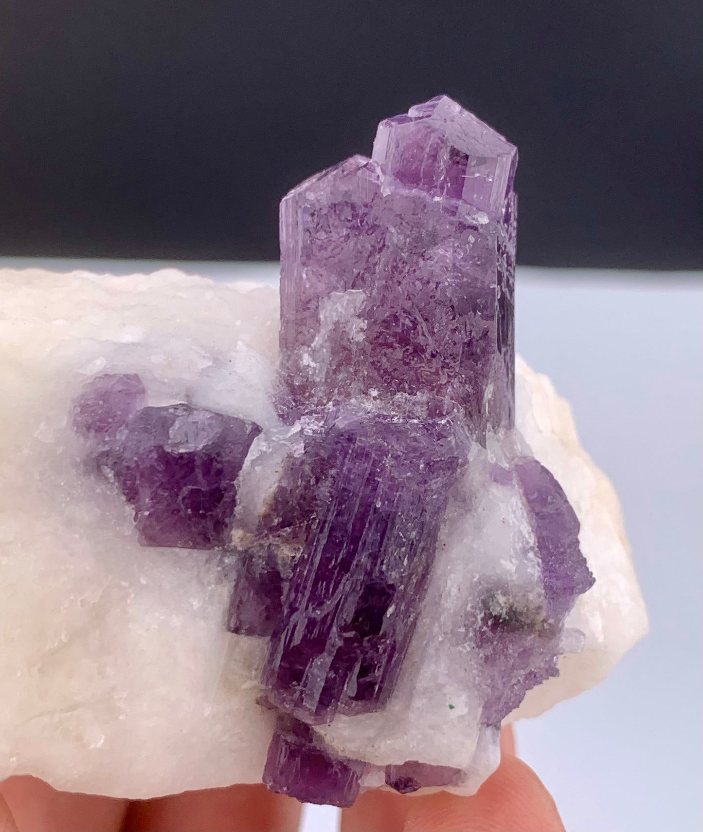 Purple Scapolite Crystal On Matrix from Afghanistan - 141 Grams
