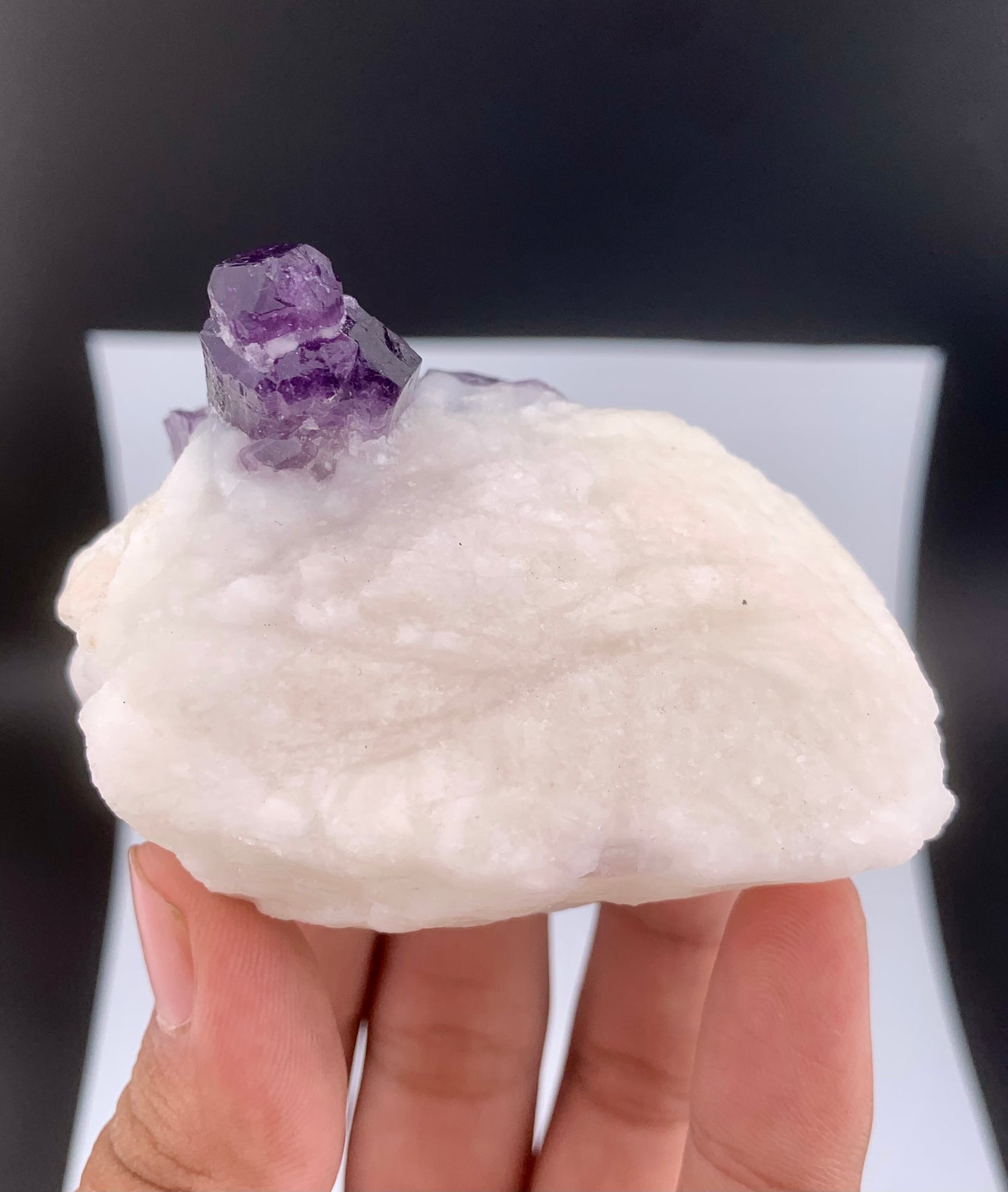 Purple Scapolite Crystal On Matrix from Afghanistan - 141 Grams