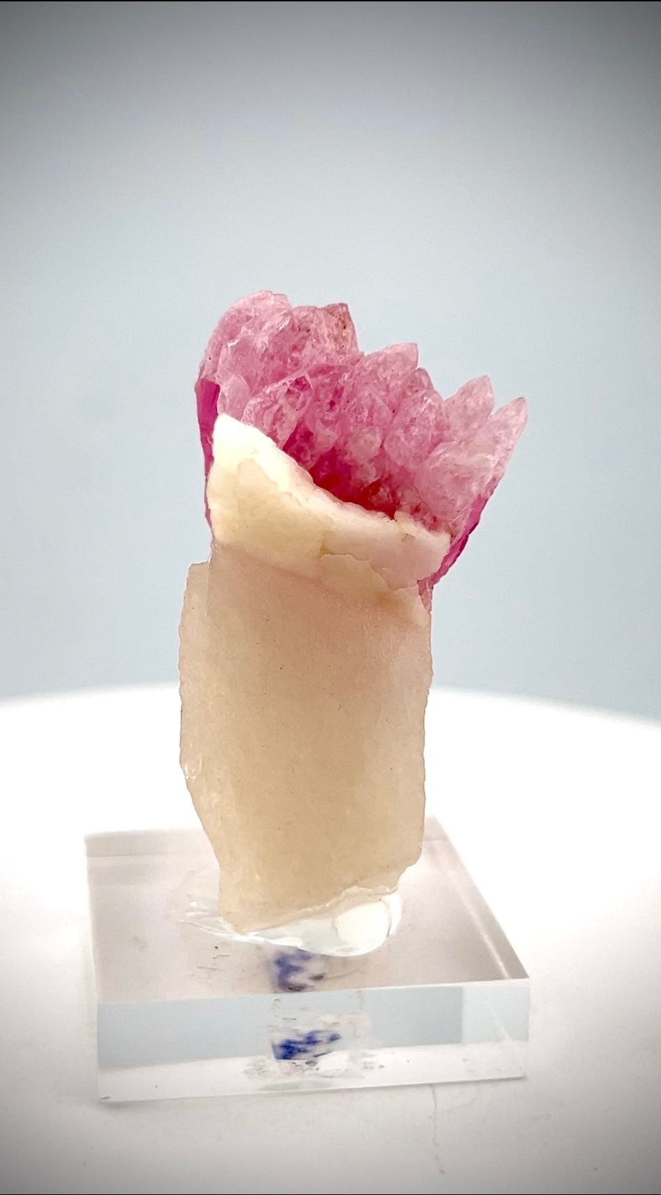 Crystallized Pink Rose Quartz on Matrix from Afghanistan - 36.4 Grams