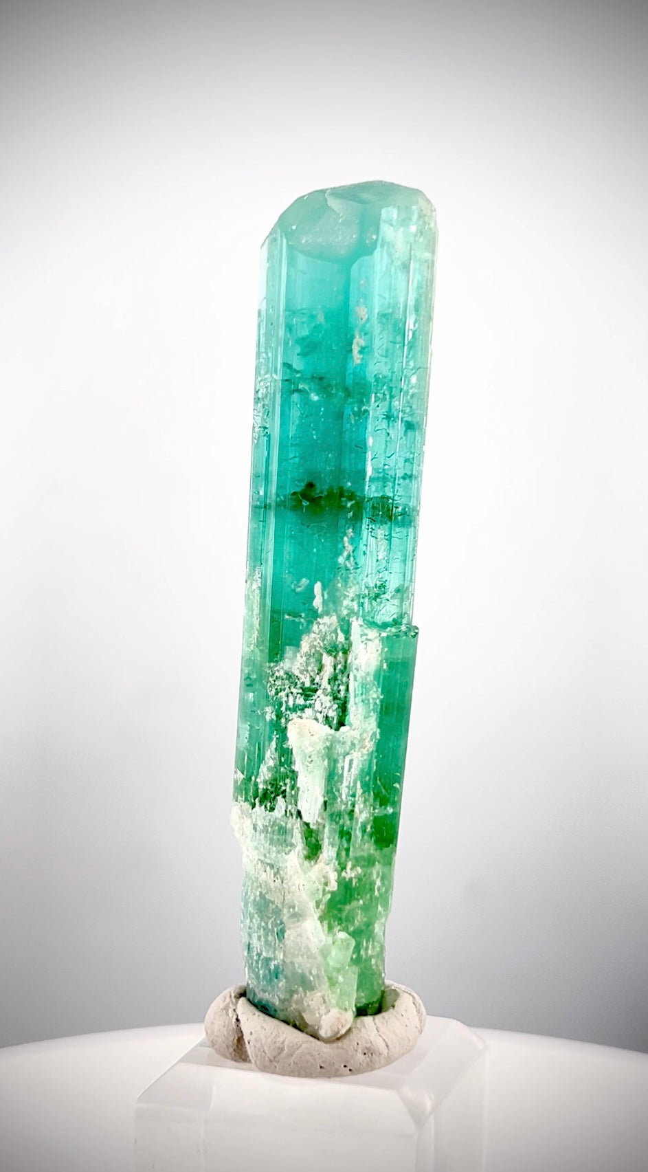 Neon Blue Tourmaline Crystal From Paprock Afghanistan - 29 gram