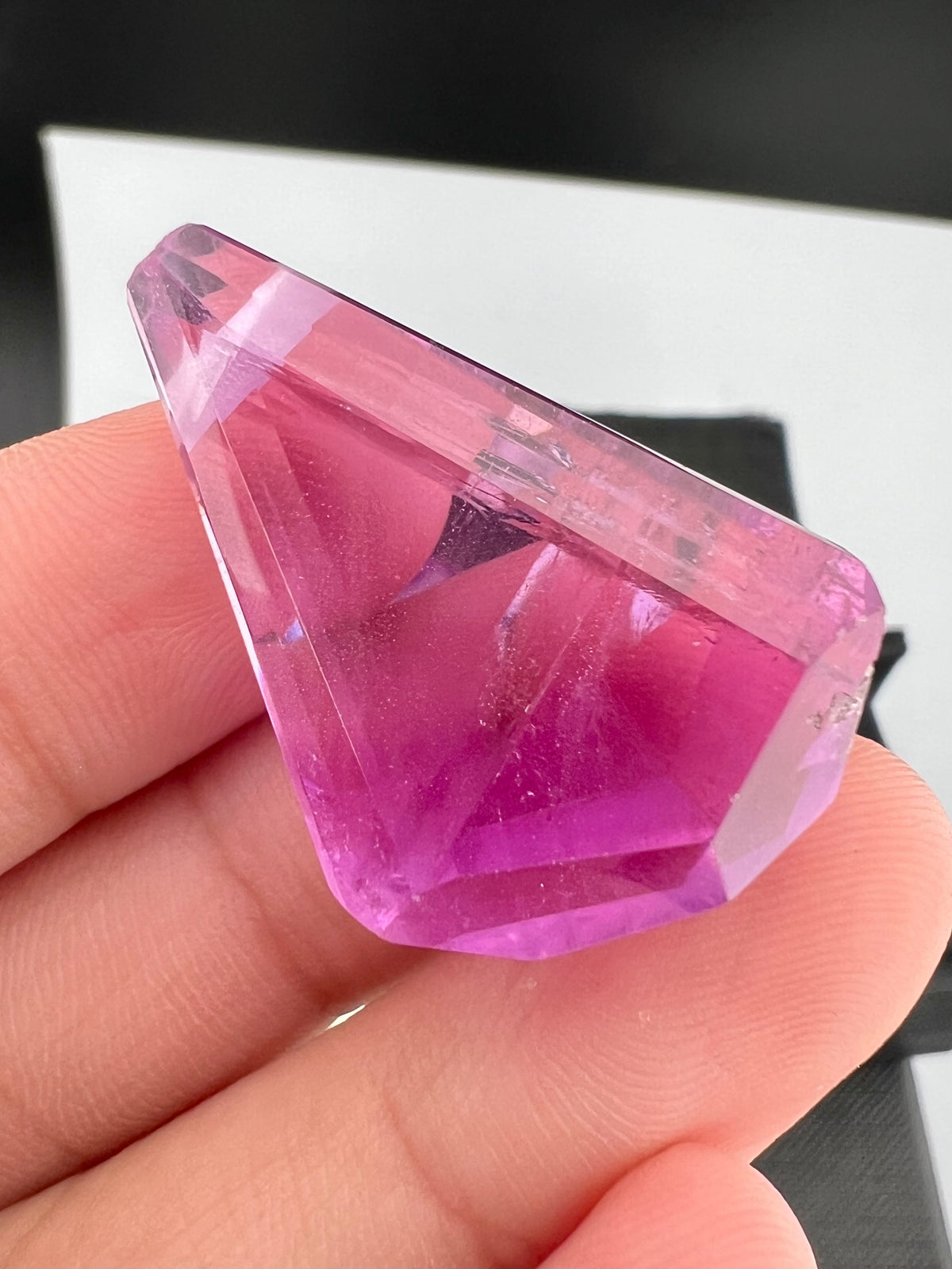 Natural Pink Kunzite Pendant Pair – Polished Gemstone Crystals