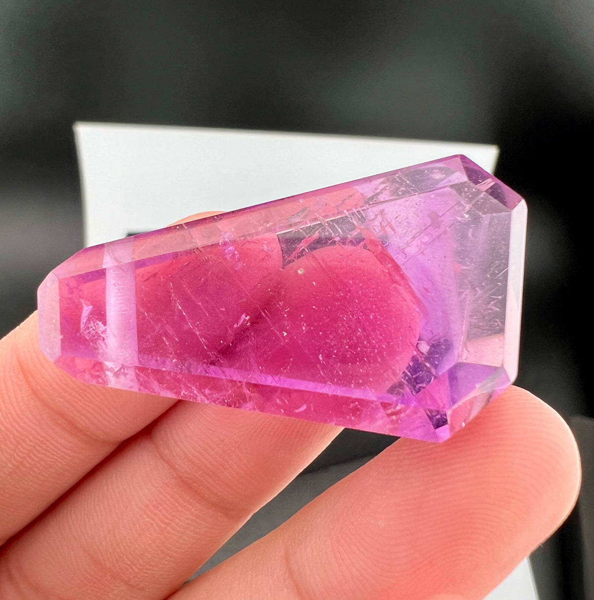 Natural Pink Kunzite Pendant Pair – Polished Gemstone Crystals