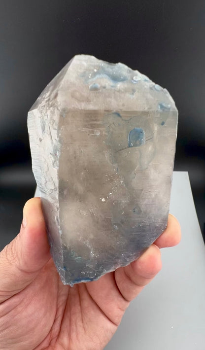 Indicolite Blue Quartz Crystal From Afghanistan - 125 Grams