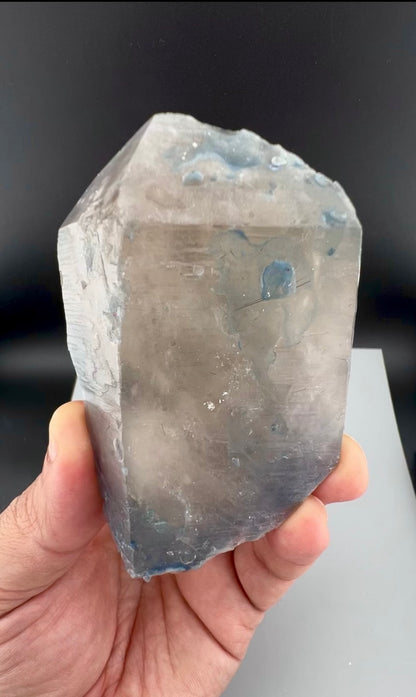 Indicolite Blue Quartz Crystal From Afghanistan - 125 Grams