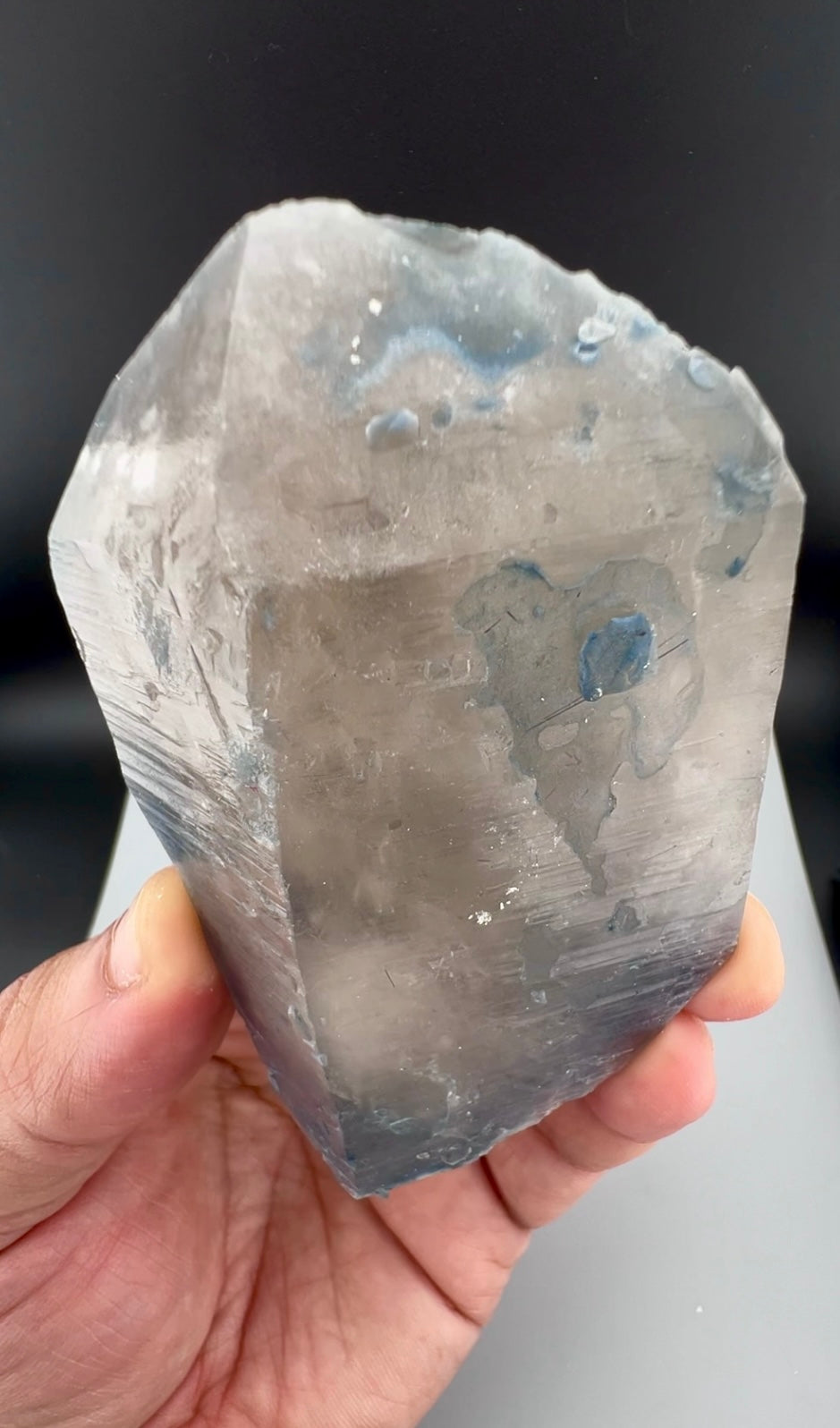 Indicolite Blue Quartz Crystal From Afghanistan - 125 Grams