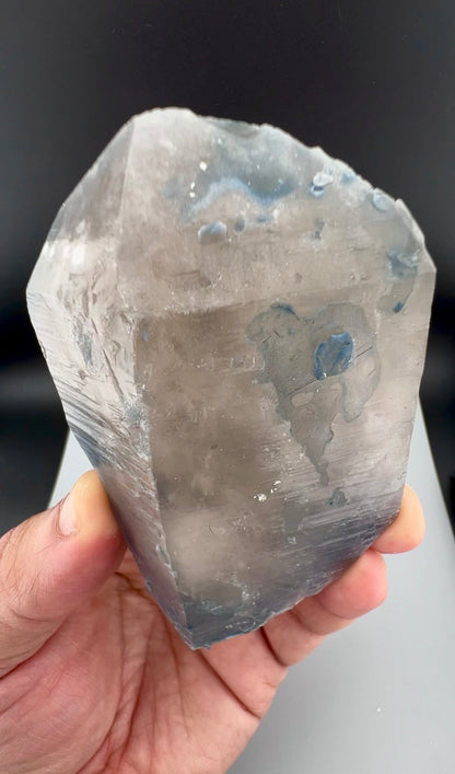 Indicolite Blue Quartz Crystal From Afghanistan - 125 Grams