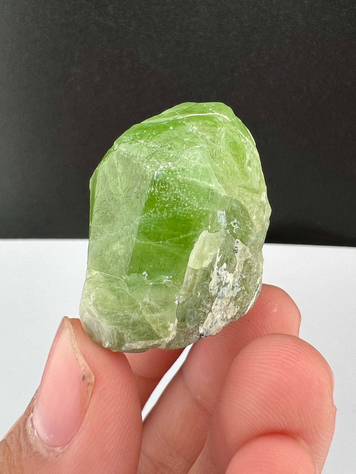 Green Peridot Crystals From Pakistan - 32 Grams
