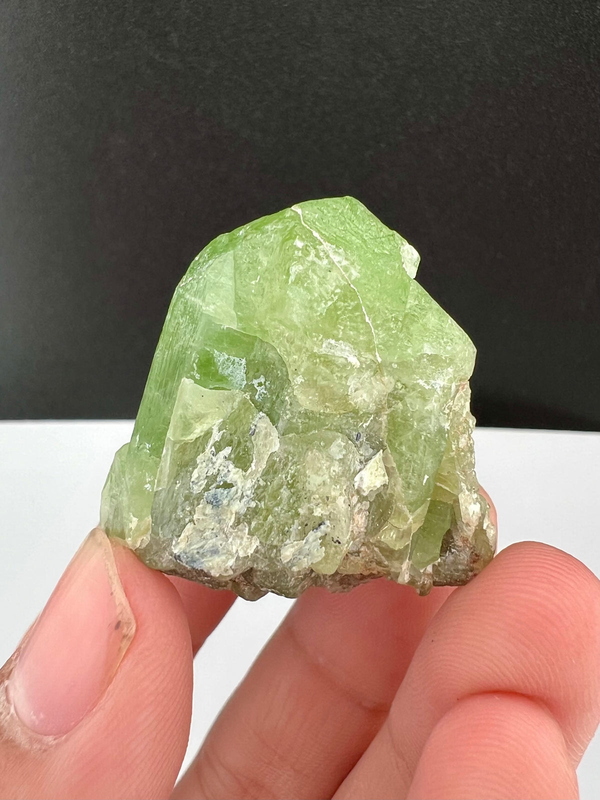 Green Peridot Crystals From Pakistan - 32 Grams