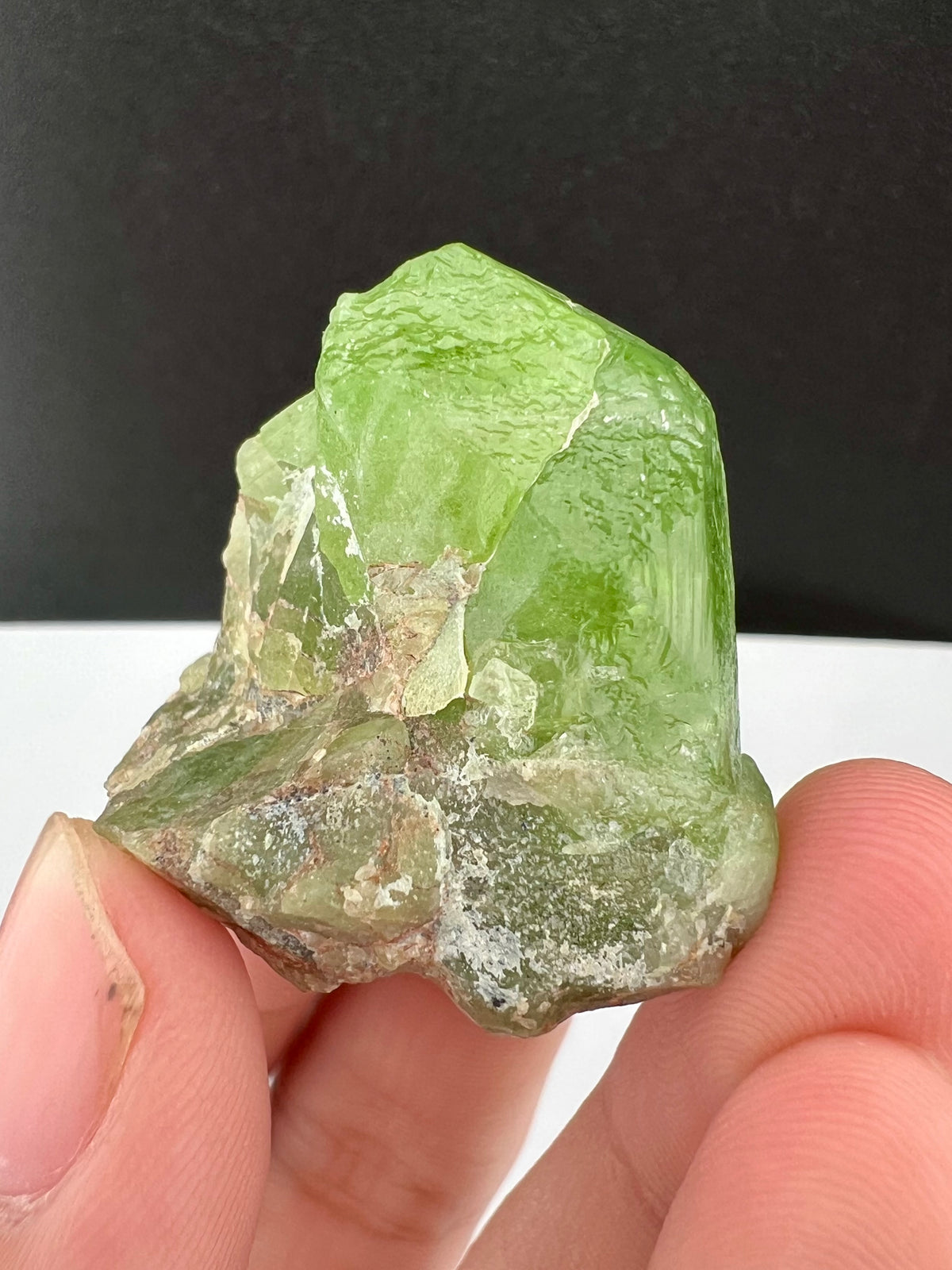 Green Peridot Crystals From Pakistan - 32 Grams