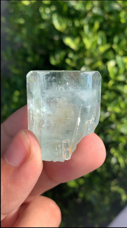 Aquamarine Crystal With Mica on Matrix From Pakistan - 41 Grams