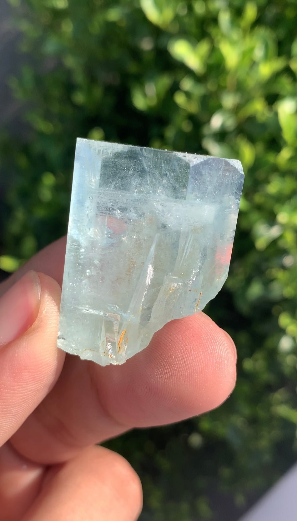 Aquamarine Crystal With Mica on Matrix From Pakistan - 41 Grams