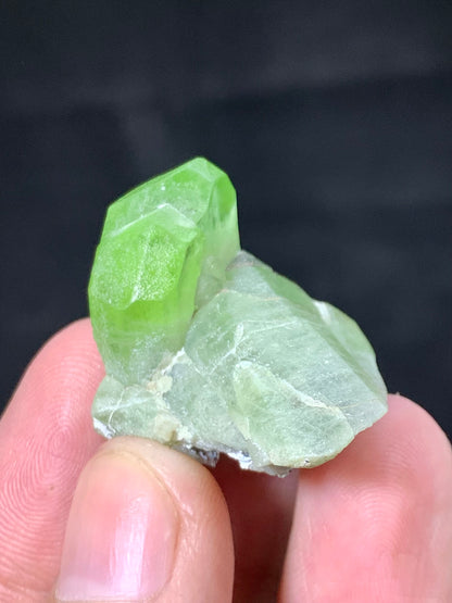 Green Peridot Crystal From Pakistan - 15.40 Gram