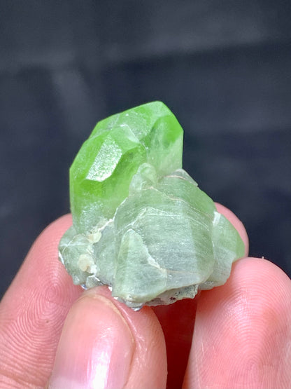 Green Peridot Crystal From Pakistan - 15.40 Gram
