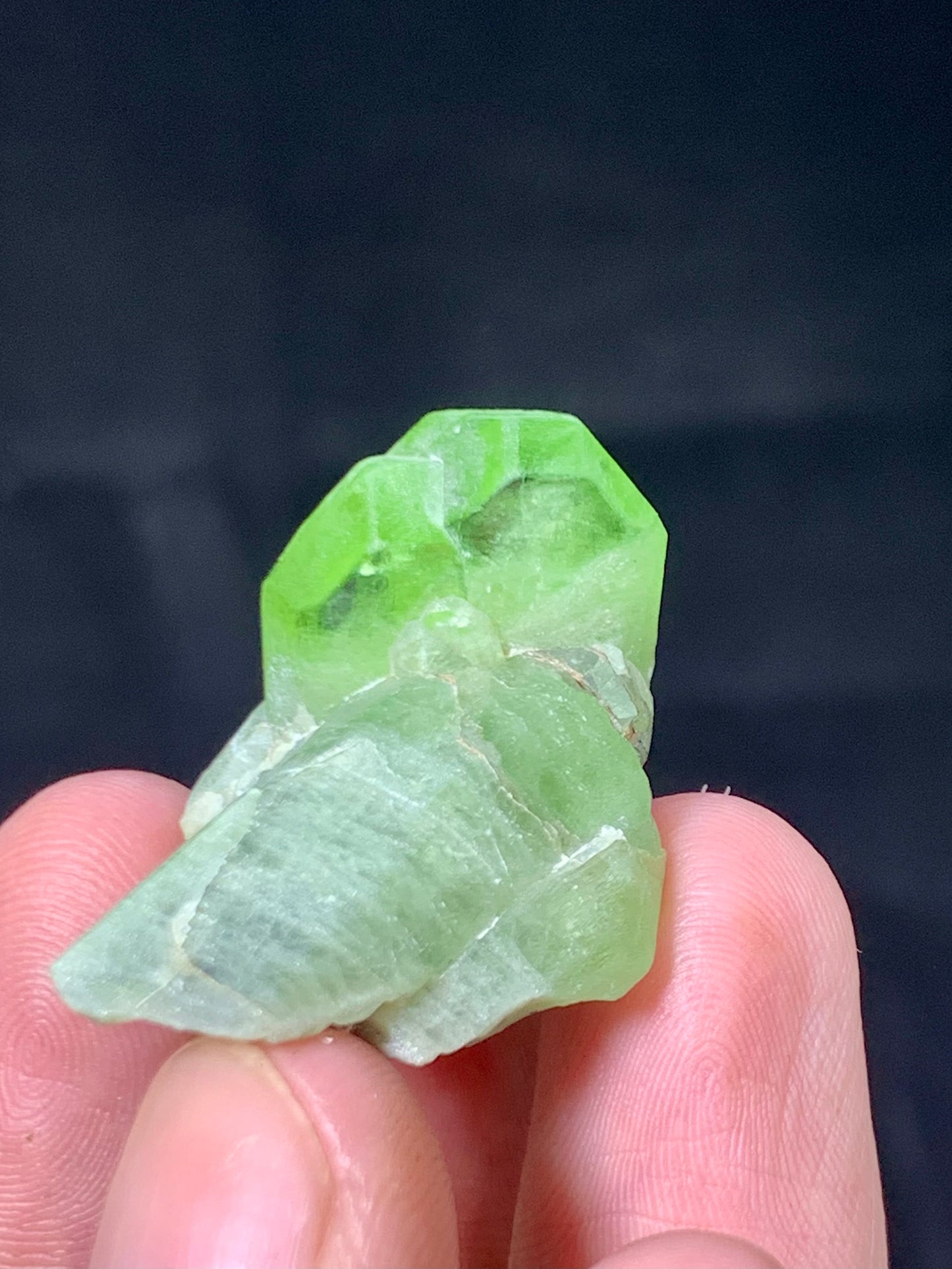 Green Peridot Crystal From Pakistan - 15.40 Gram