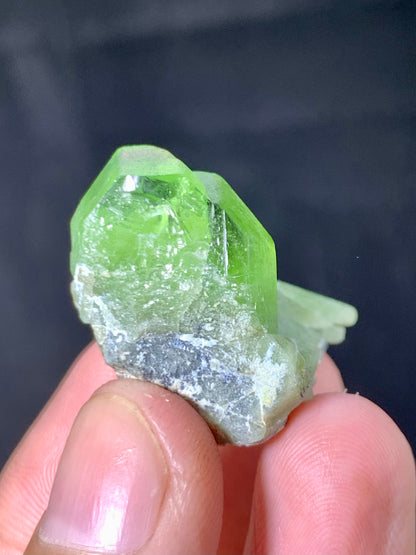 Green Peridot Crystal From Pakistan - 15.40 Gram