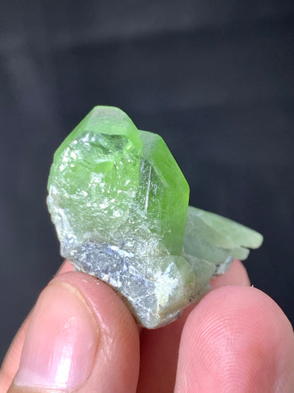 Green Peridot Crystal From Pakistan - 15.40 Gram