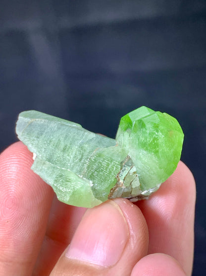 Green Peridot Crystal From Pakistan - 15.40 Gram