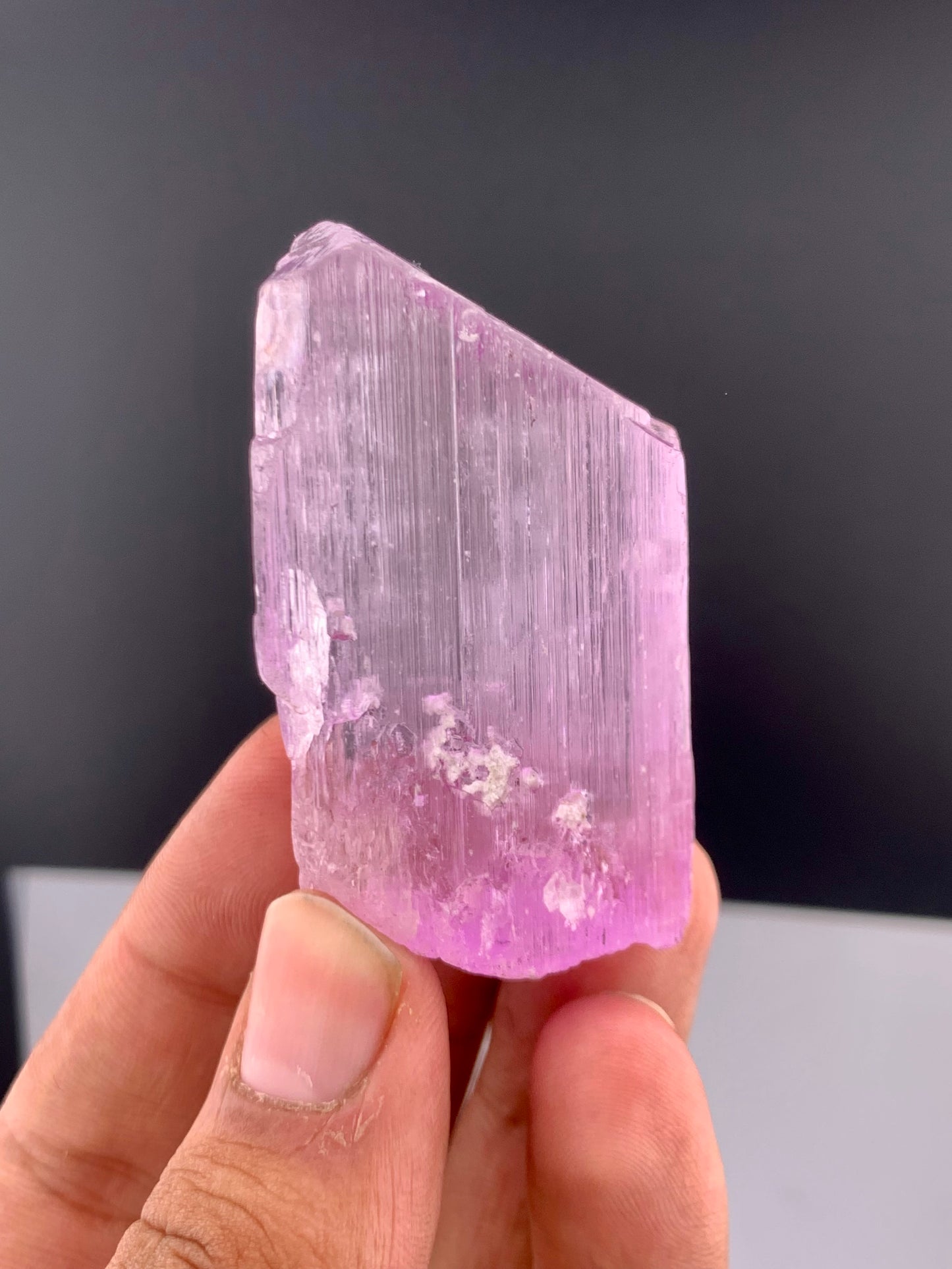 Pink Kunzite  Crystal From Afghanistan - 66 Gram
