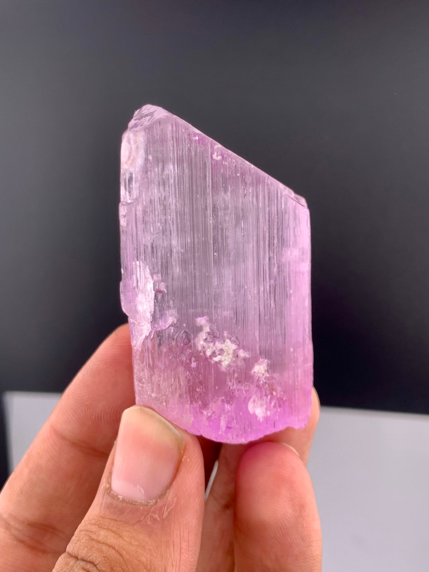 Pink Kunzite  Crystal From Afghanistan - 66 Gram