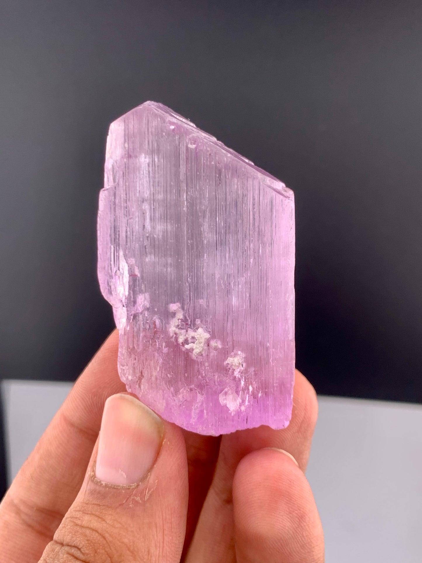 Pink Kunzite  Crystal From Afghanistan - 66 Gram