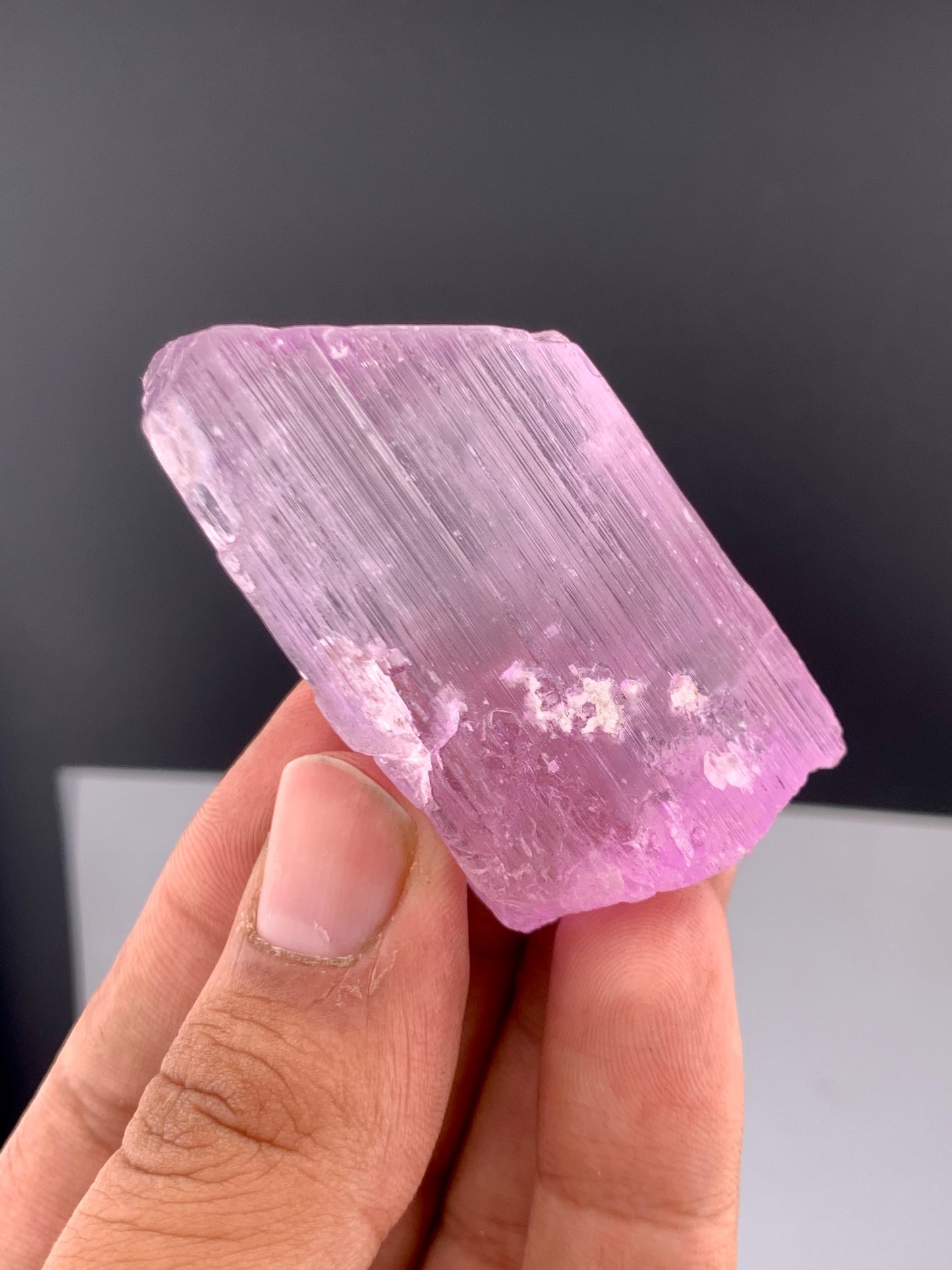 Pink Kunzite  Crystal From Afghanistan - 66 Gram