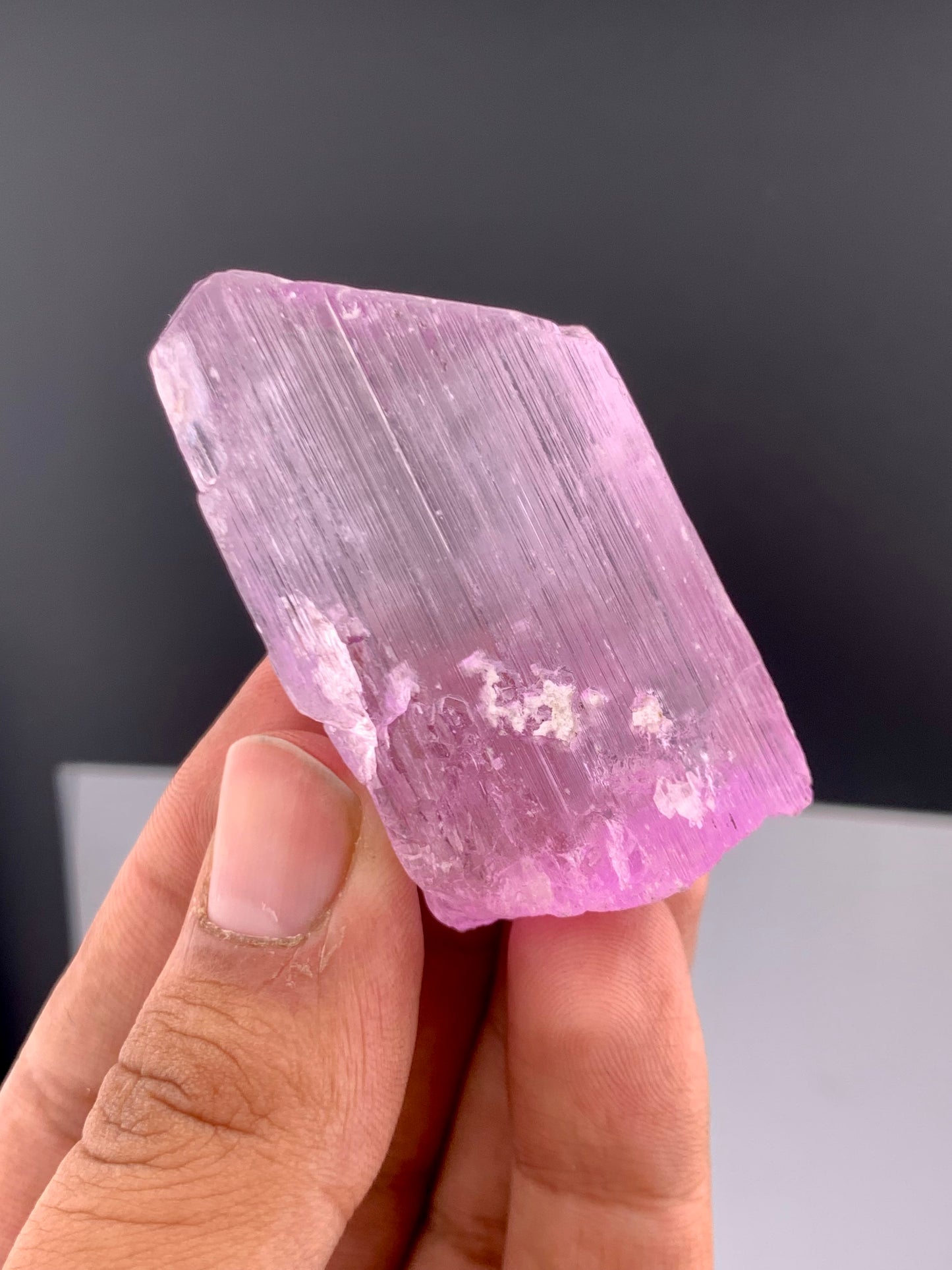 Pink Kunzite  Crystal From Afghanistan - 66 Gram