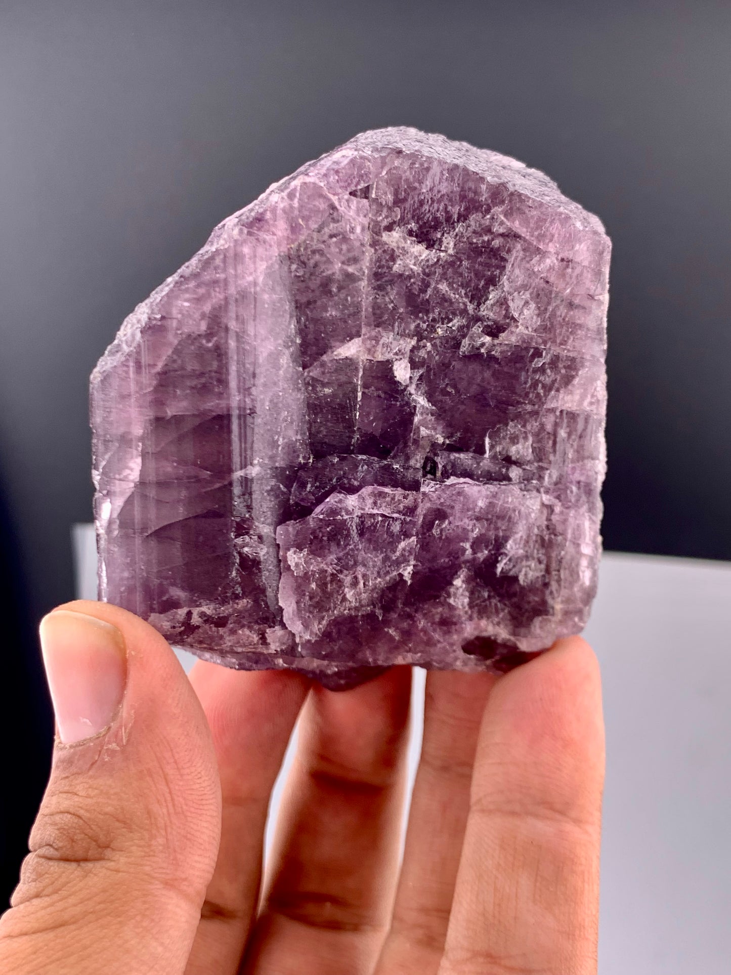 Purple Scapolite Crystal, from Afghanistan- 198 Gram