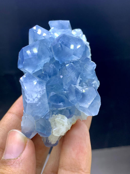 Blue Celestine Crystals From Afghanistan - 194 Gram