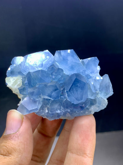 Blue Celestine Crystals From Afghanistan - 194 Gram
