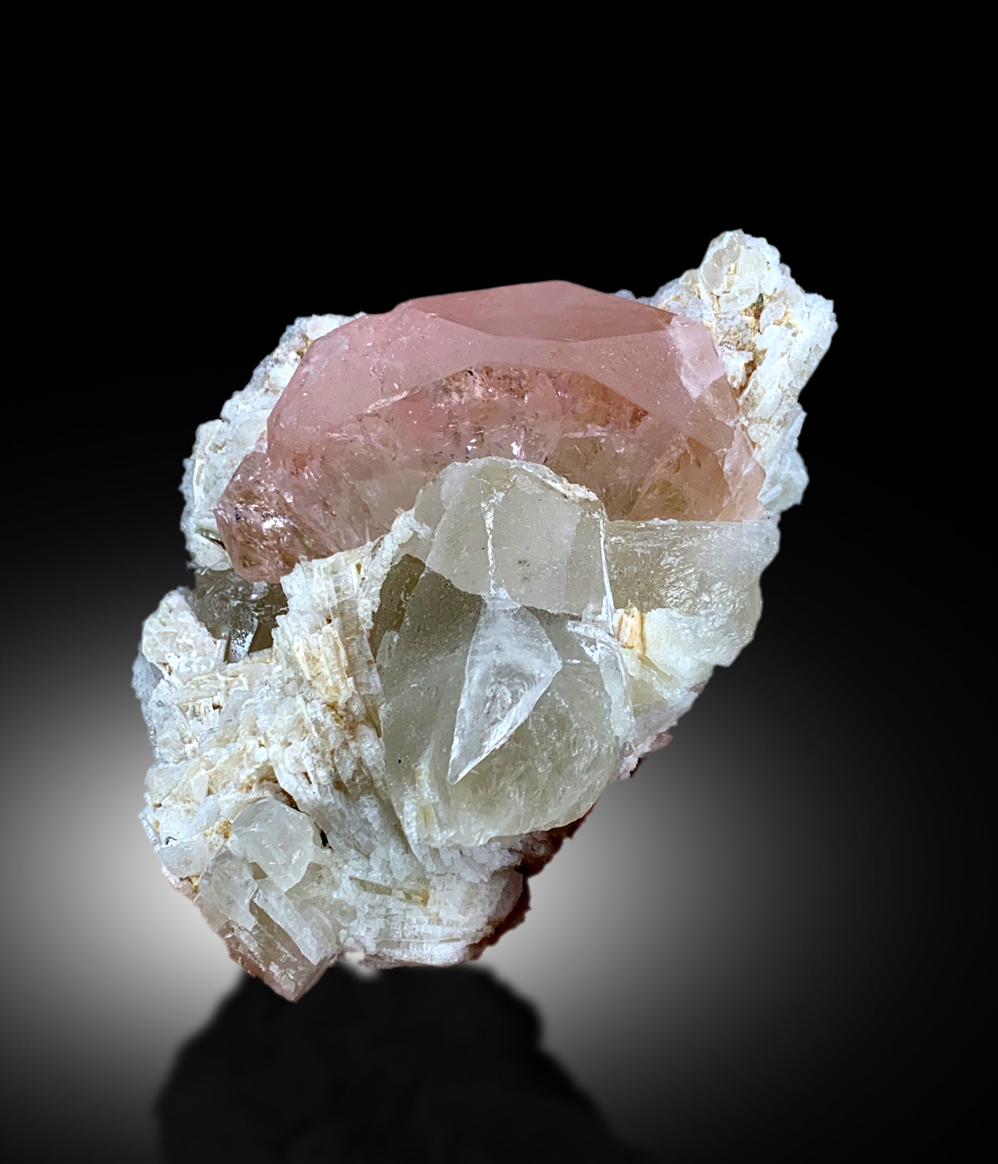 Natural Morganite specimen from Afghanistan