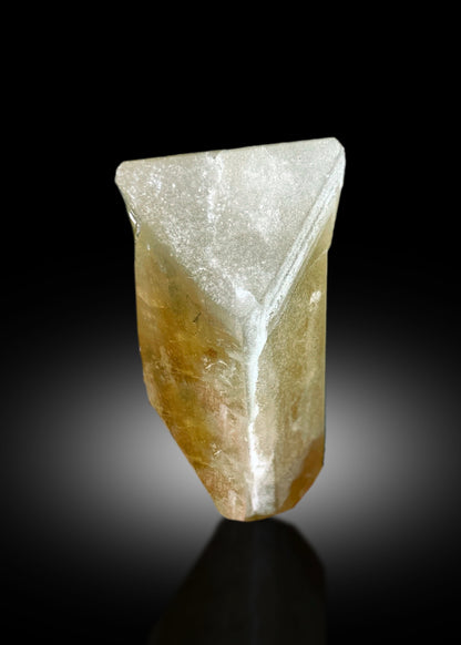 Natural danburite crystal, 54x23x16mm, full view
Danburite from Paprok, Afghanistan, side profile