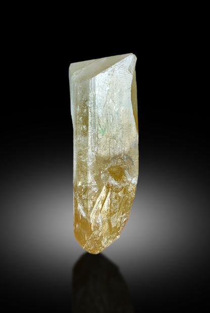 Natural danburite from Afghanistan, display angle
Danburite crystal specimen, full view