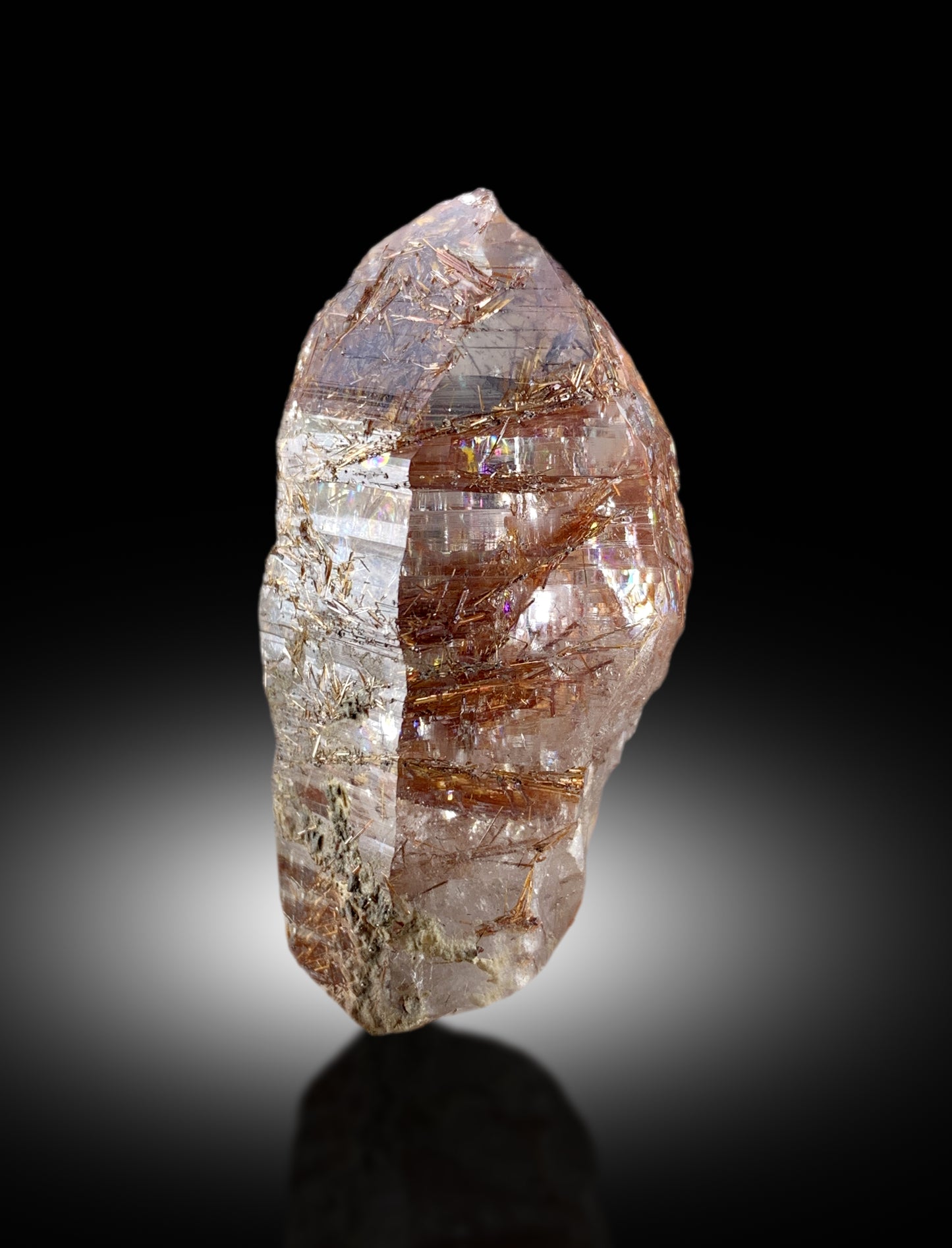 Collector grade Sagenite specimen
Natural rutile quartz crystal specimen