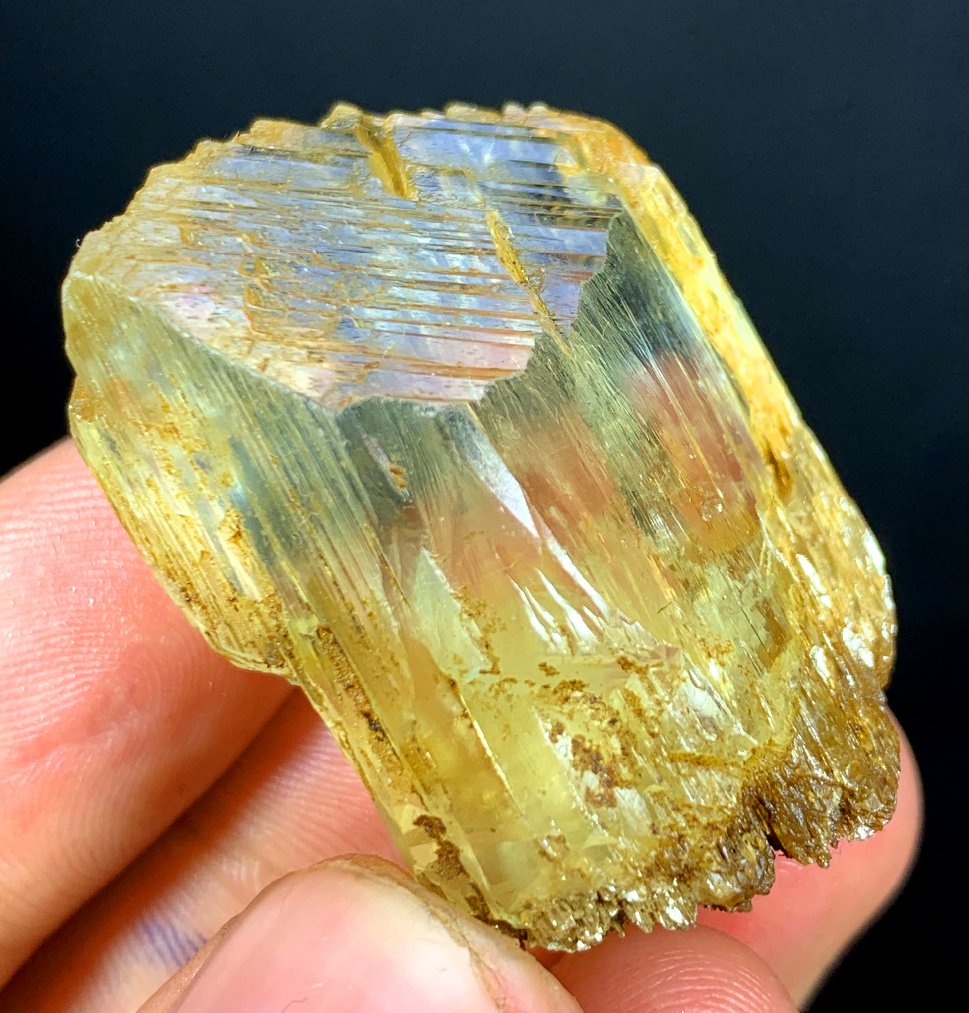 Triphane crystal faces showing luster and clarity
Afghanistan compact triphane crystal detail view
Natural untreated small triphane crystal specimen