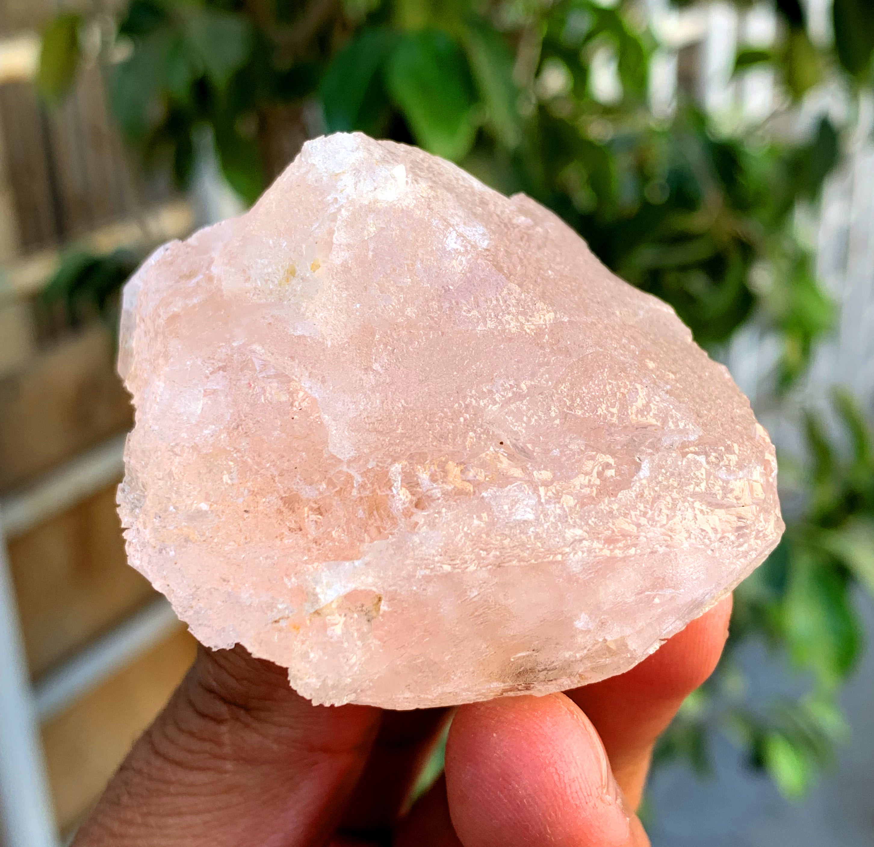 Natural Pink Morganite with White Albite from Afghanistan - 244 grams