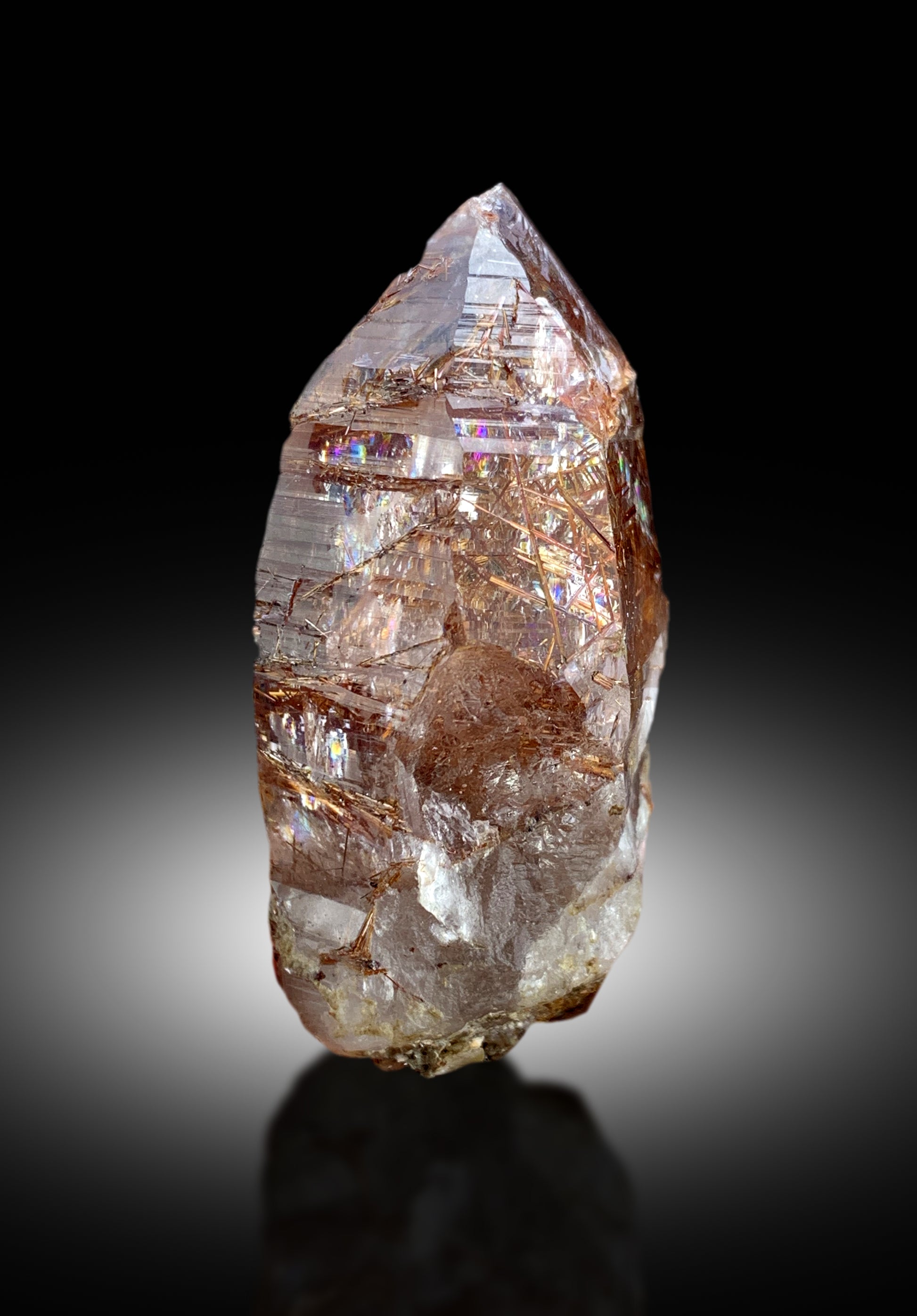 Reticulated rutile quartz specimen
Pakistan Sagenite crystal for sale