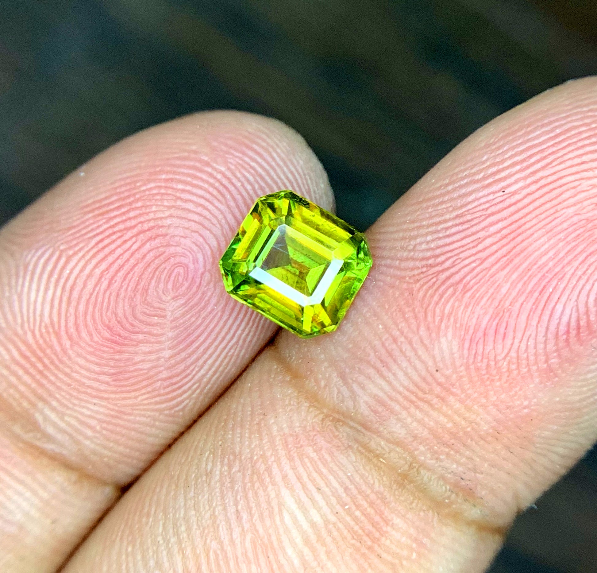 Natural full fire sphene titanite octagon cut gemstone Pakistan
1.55 carat sphene loose stone Himalayan Range Skardu
Full fire titanite sphene showing rainbow dispersion
Octagon cut sphene gemstone natural untreated
Natural sphene gemstone 7x6mm close-up fire detail