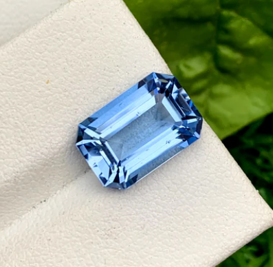 Emerald Cut Santa Maria Blue Color Aquamarine Gemstone, Loose Gemstone, Aquamarine Faceted Cut Stone, Gemstone Jewelry - 4.95 CT