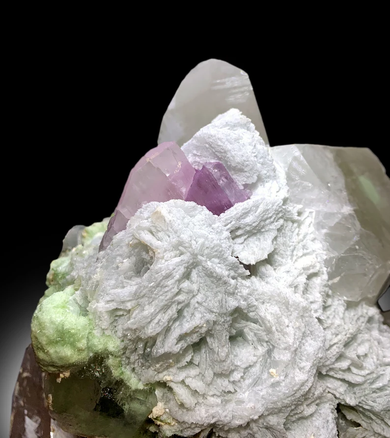 Top view of 8.2 kilogram mineral specimen
Large combination specimen with scale reference
