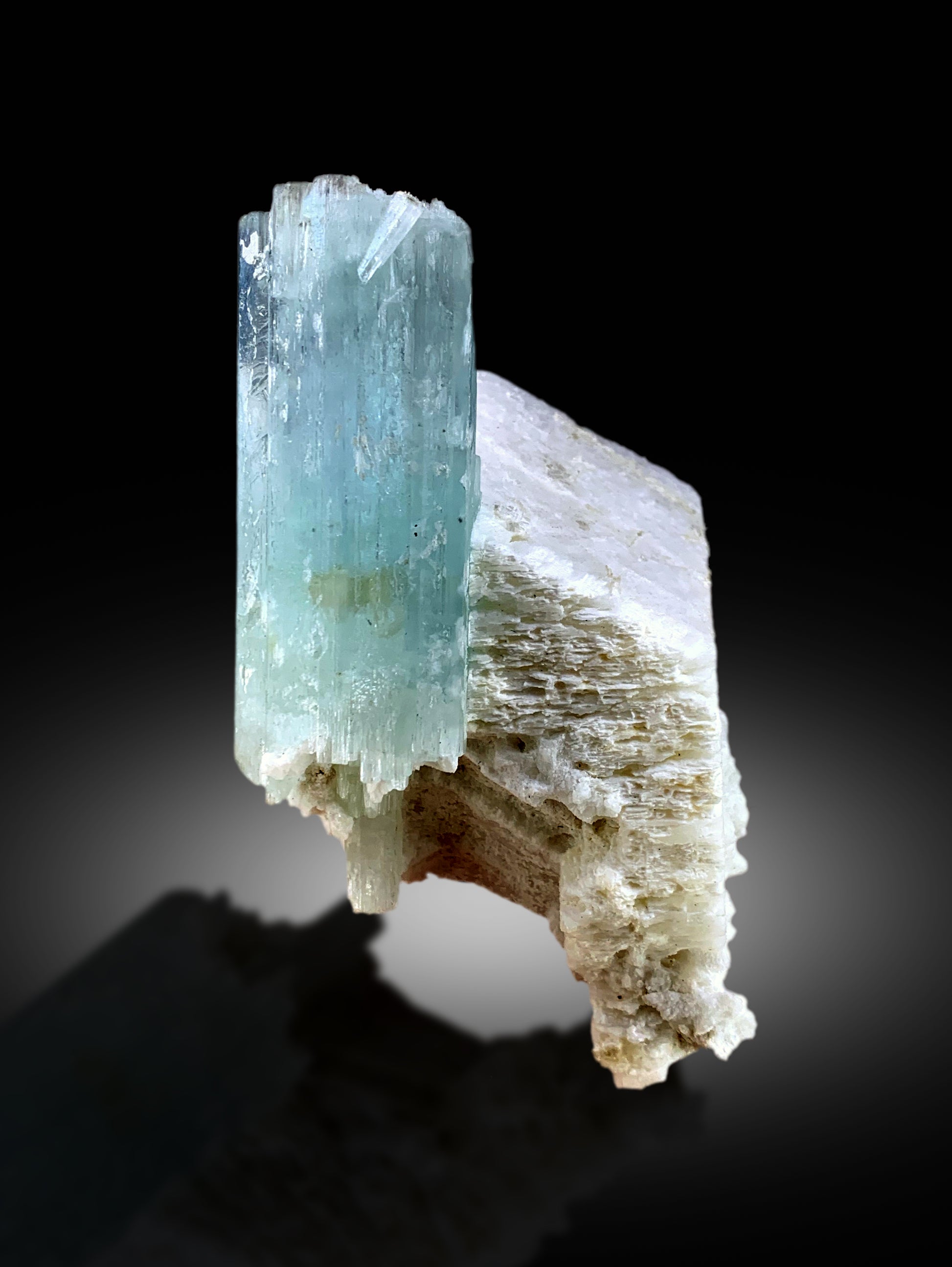 Untreated Aquamarine Crystal on Matrix
Pakistan Aquamarine Crystal Specimen
