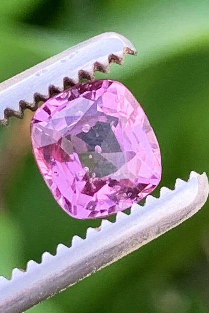 magenta pink spinel gemstone
natural pink spinel cushion cut
VVS pink spinel gemstone