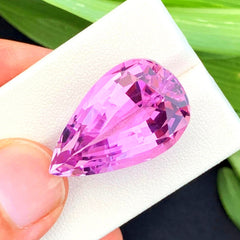 Blossom Pink Kunzite Gemstone, Pear Shape Kunzite Loose Gemstone, Flawless Kunzite For Jewelry Making, Wedding Jewelry Gemstone, 37 CT