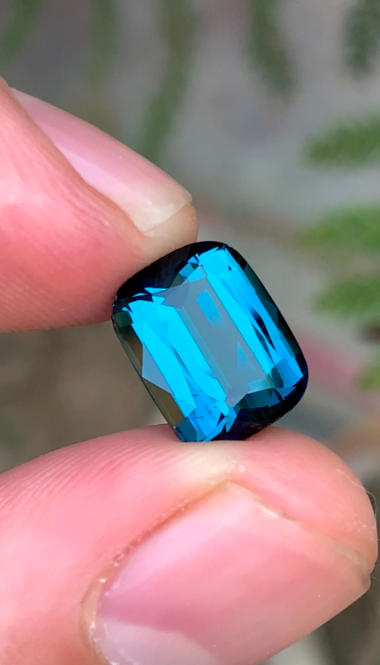 Tourmaline Gemstone 6.25 CT Exceptional Quality Rare Ink Blue Tourmaline