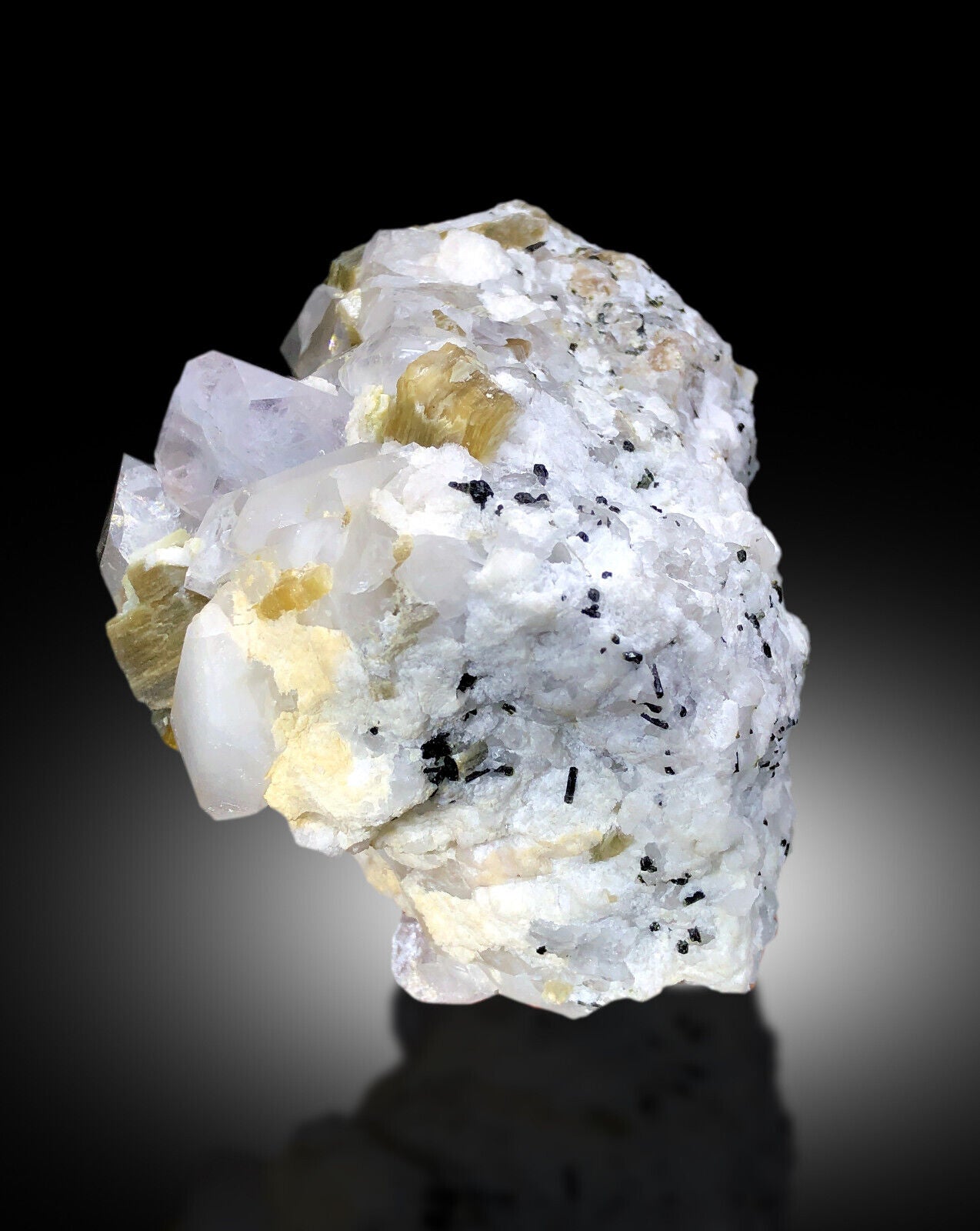 cabinet-display mineral from Deo Dara premium AquaMorganite crystal formation add 10 more tags