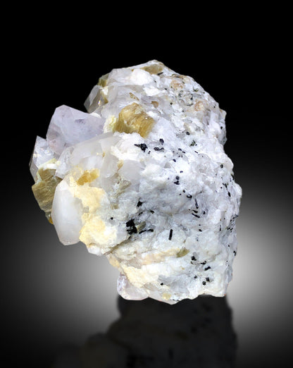cabinet-display mineral from Deo Dara premium AquaMorganite crystal formation add 10 more tags