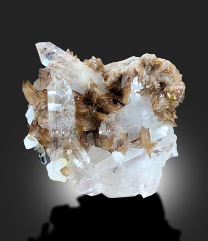 self-standing Axinite crystal display piece
quartz association with Axinite crystals
untreated Axinite mineral specimen
