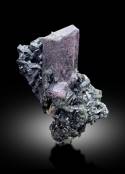 scapolite and diopside mineral cluster specimen
collector crystal display purple scapolite