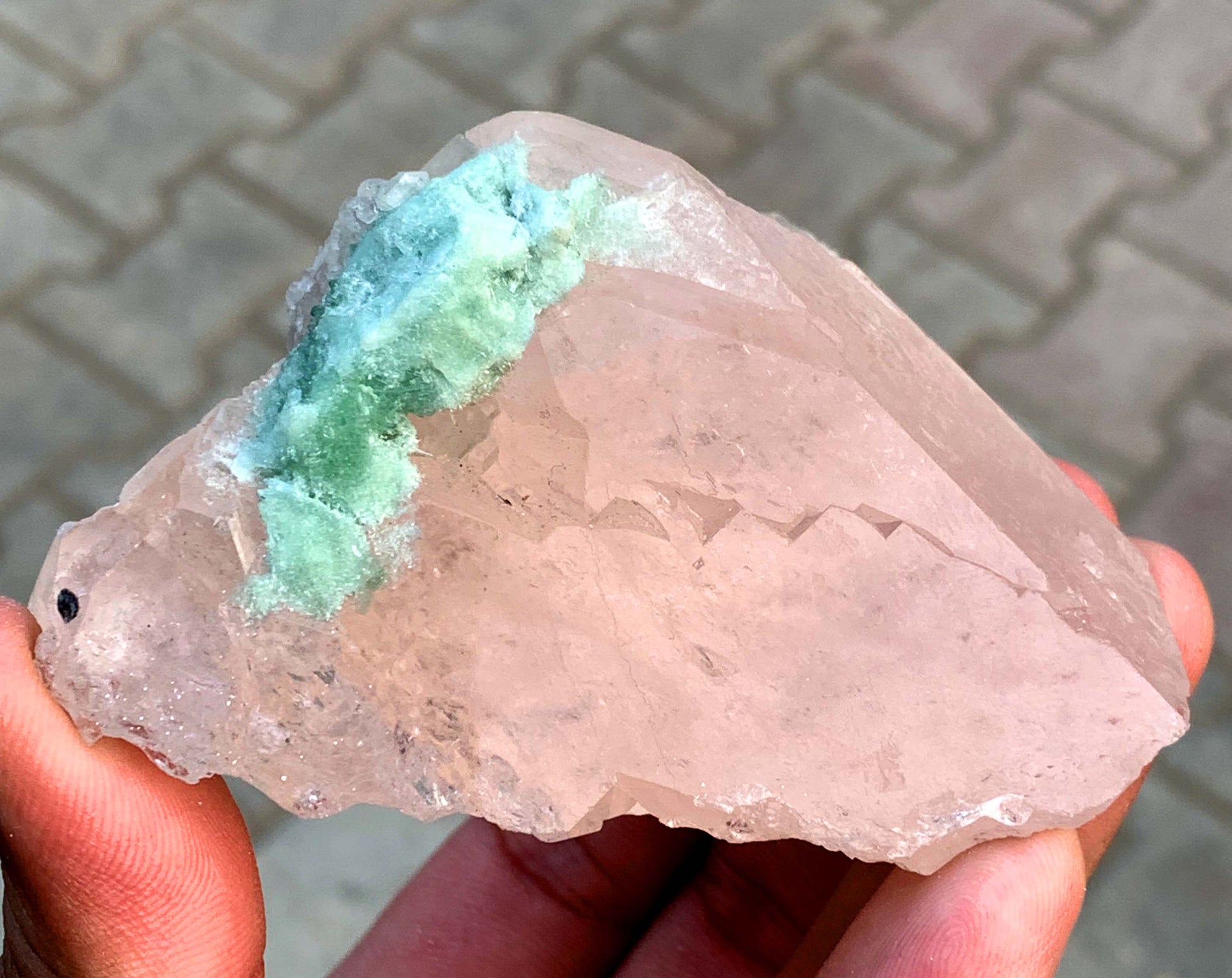 morganite and quartz specimen
Afghanistan morganite specimen